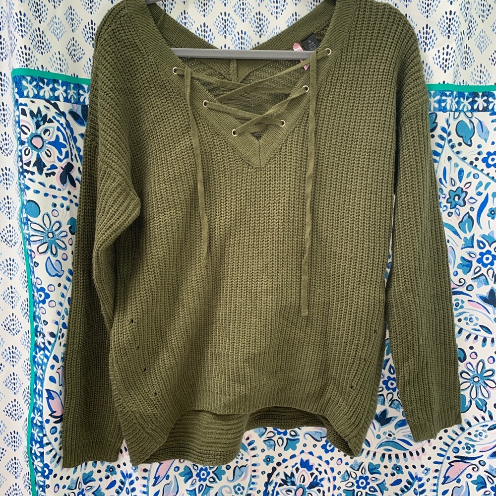 Green sweater
